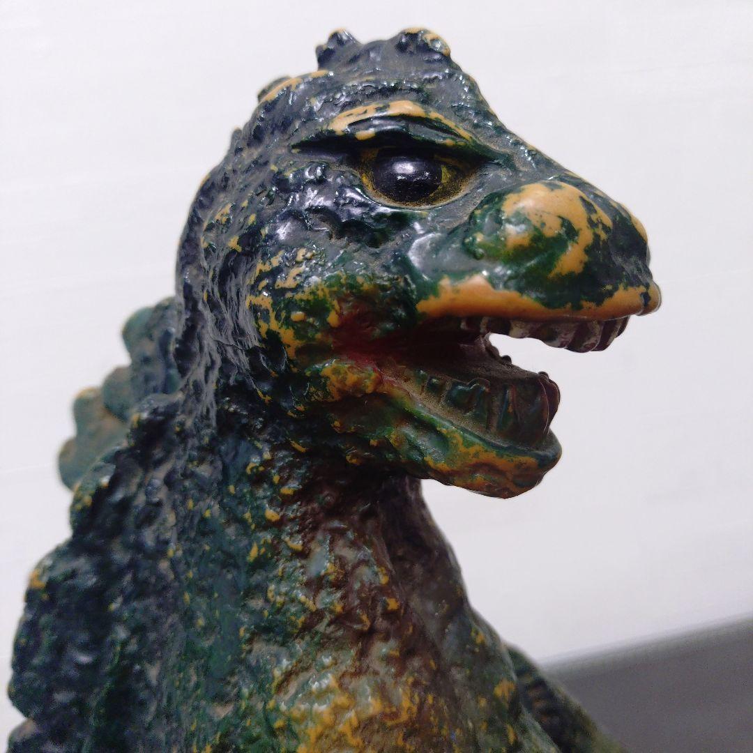 ブルマァク　ジャイアントゴジラ　当時物　ソフビ　版権シール付　ゴジラ