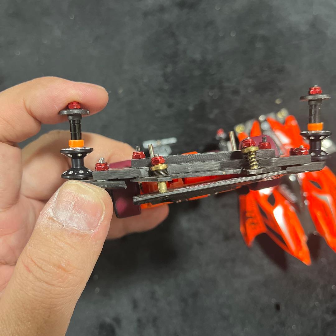 ミニ四駆MSフレキカスタムマシン （純正フルカーボン限定シャーシ）