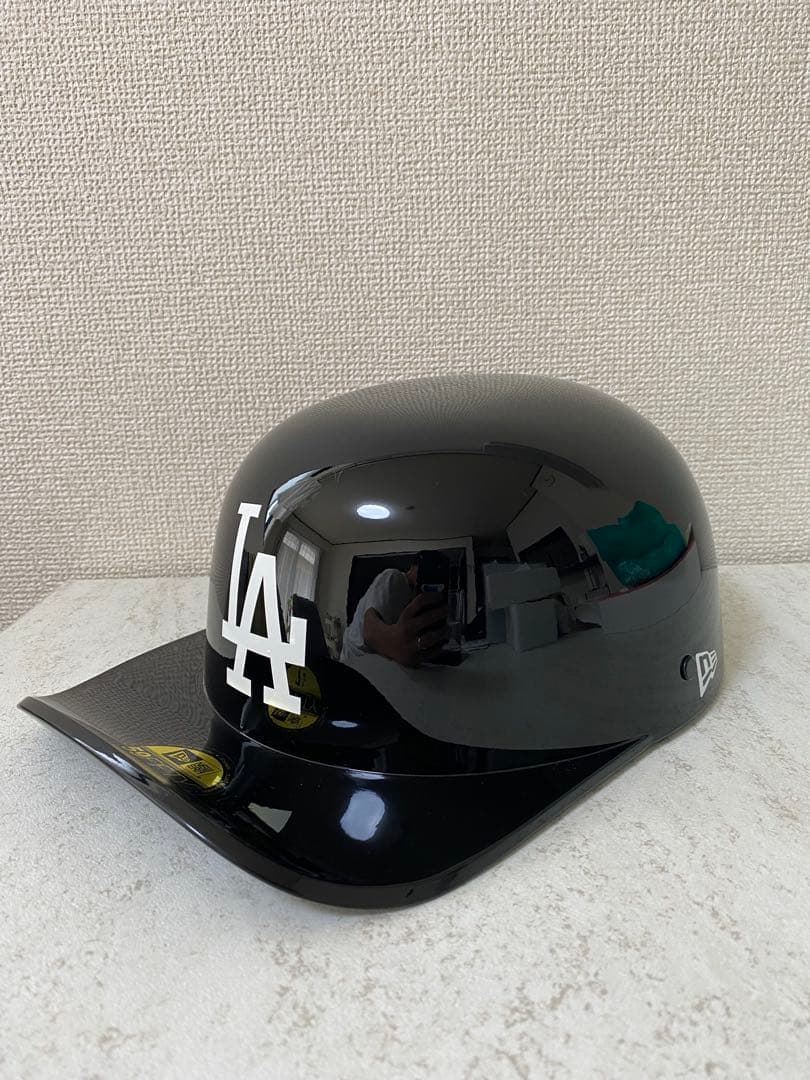 ニューエラ風　ヘルメット　半キャップ　ベースボールキャップ