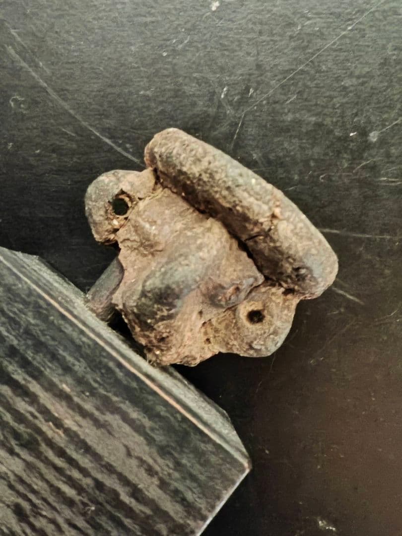 縄文土偶頭部　縄文時代　考古発掘品　古代美術　稀少　残欠の美