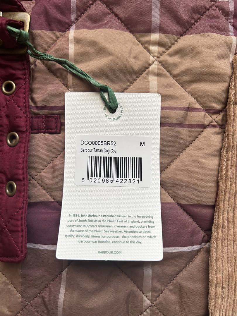 犬服・アクセサリー Barbour quilted dog coat