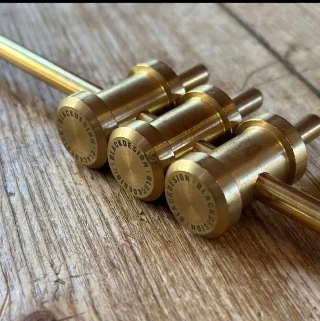 BLACK DESIGN 真鍮 アイアンバー 系 kei ハレテーブル