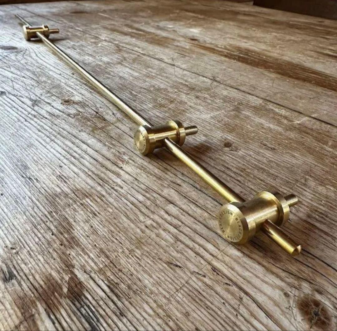 BLACK DESIGN 真鍮 アイアンバー 系 kei ハレテーブル