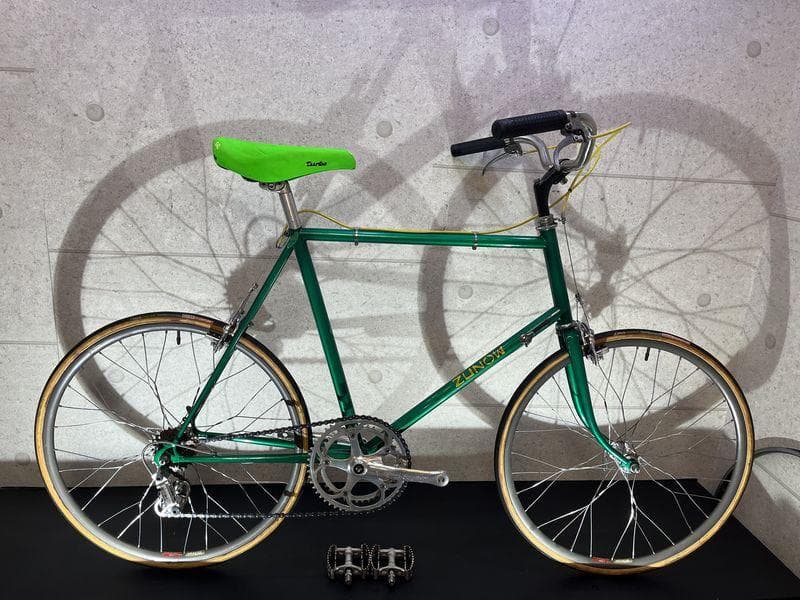 ZUNOW 24インチ クロモリ　カンパニョーロ　チューブラータイヤ　グリーン