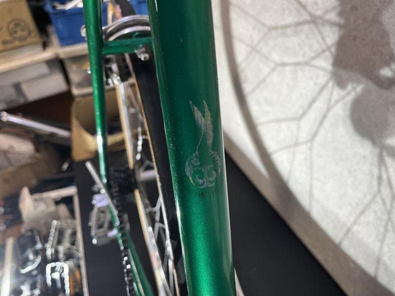 ZUNOW 24インチ クロモリ　カンパニョーロ　チューブラータイヤ　グリーン