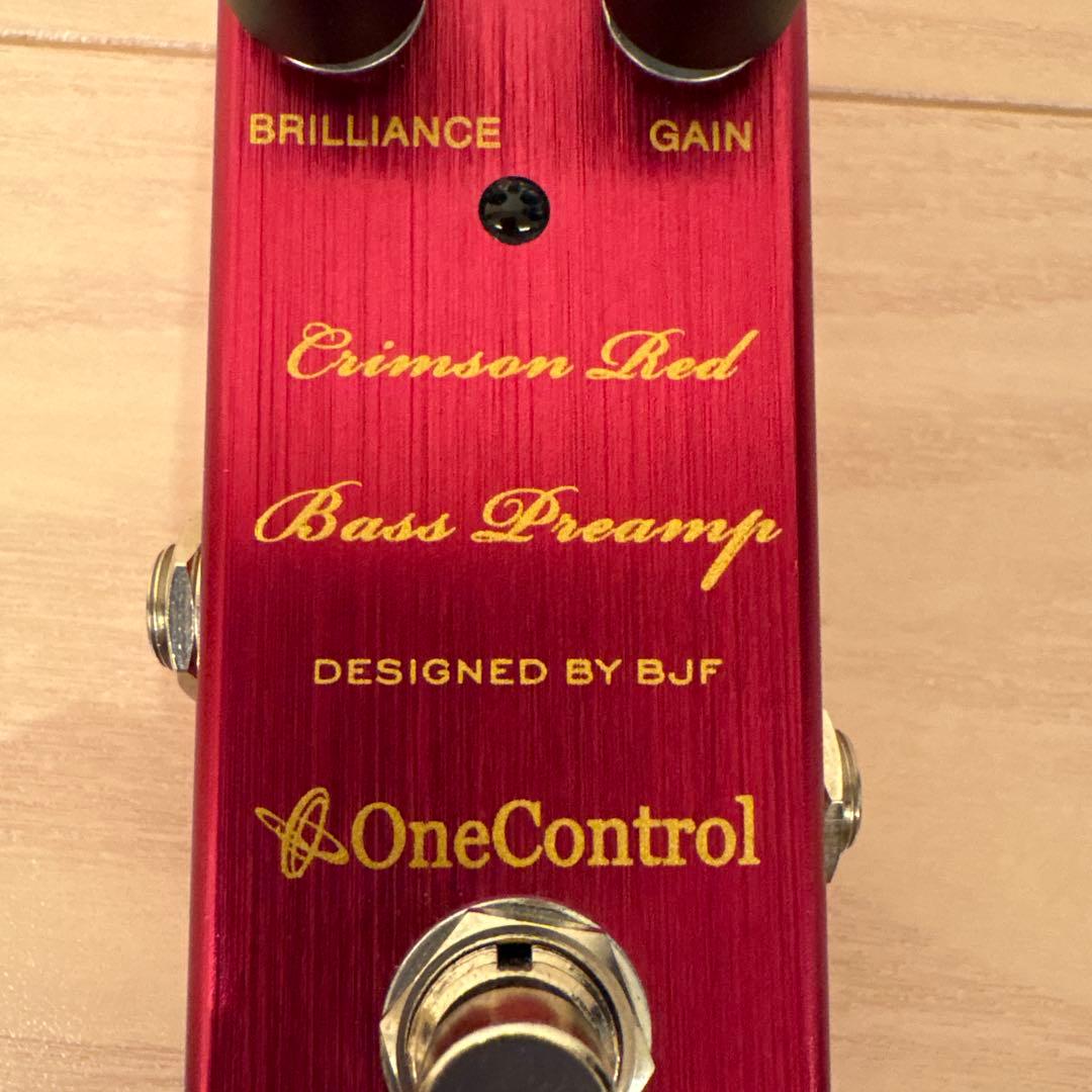 【美品】One Control Crimson Red Bass Preamp