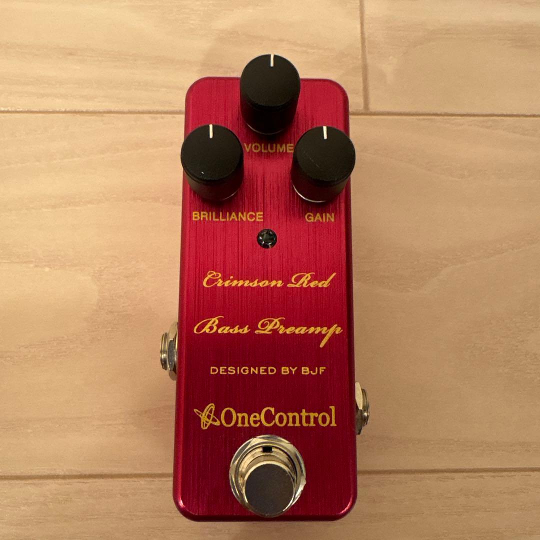 【美品】One Control Crimson Red Bass Preamp
