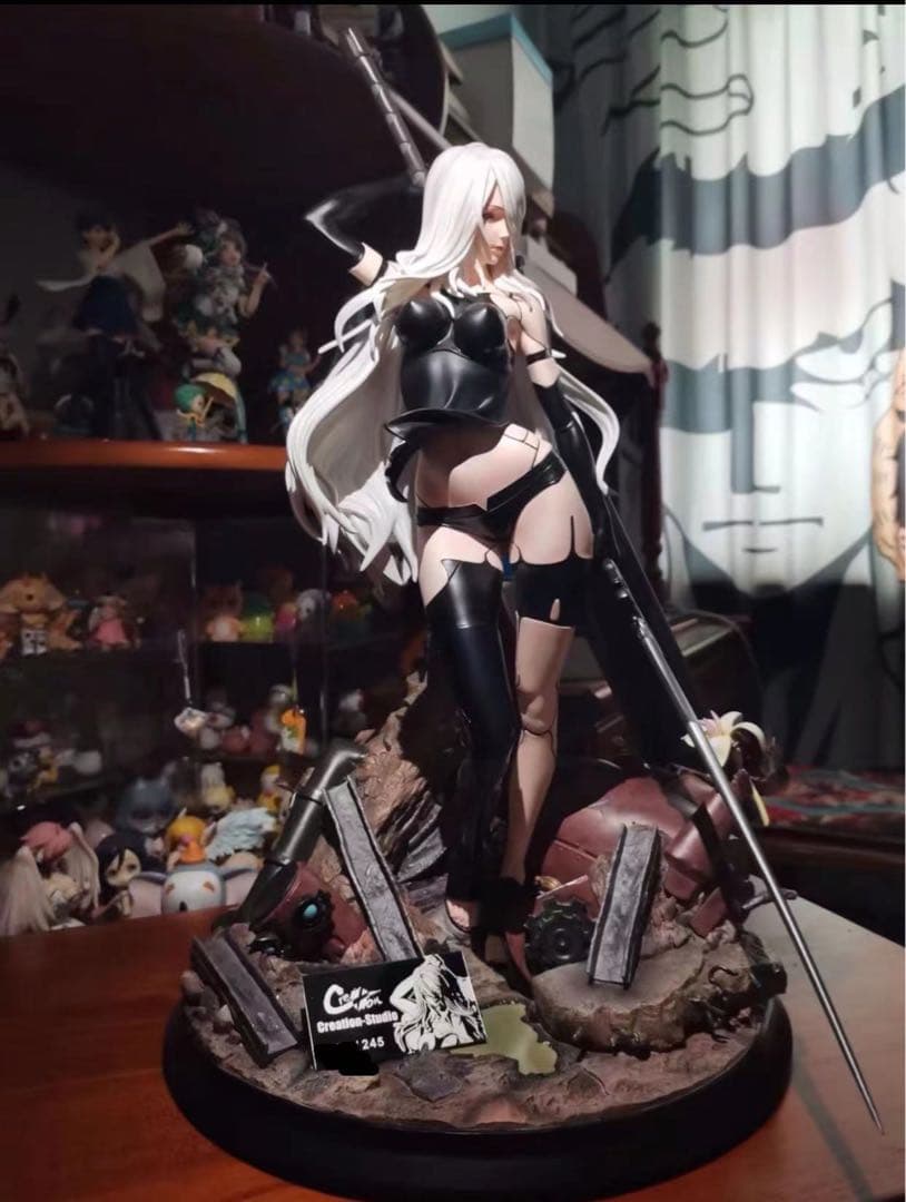 ニーア オートマタ A2 1/4 ガレージキット ガレキ スタチュー ②②