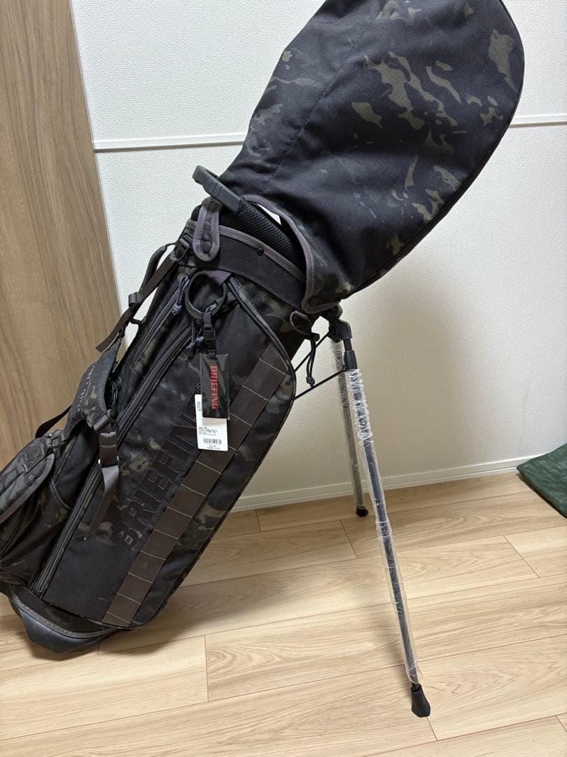 ブリーフィング　ブラックカモ　 キャディバッグ　未使用級
