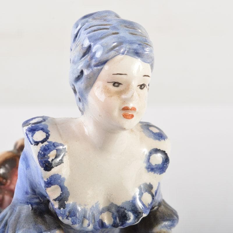 イタリア製　CAPODIMONTE　カポディモンテ　陶人形　2点　C　6520A