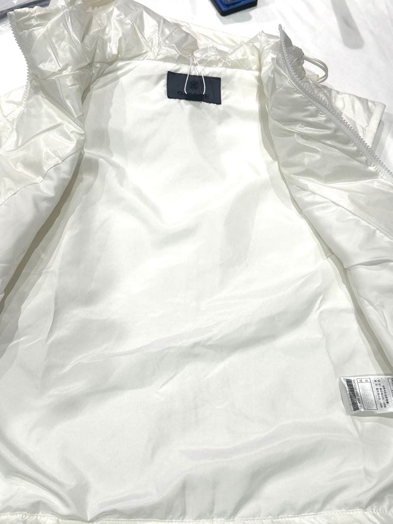 新品未使用新作G/FOREジーフォアレディースベストsizeSホワイト