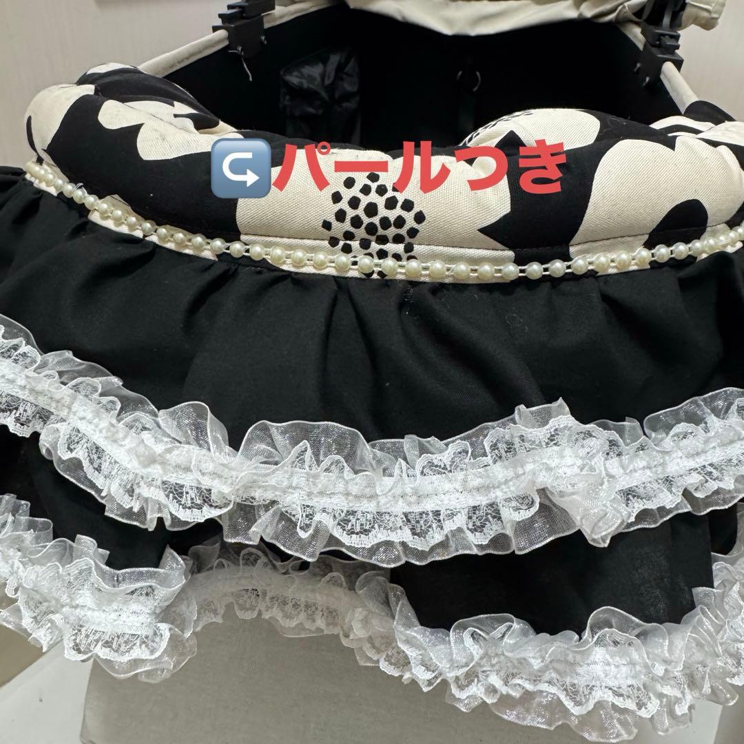 3点set パール　レース　カートクッション　コンフォーター　あごのせ