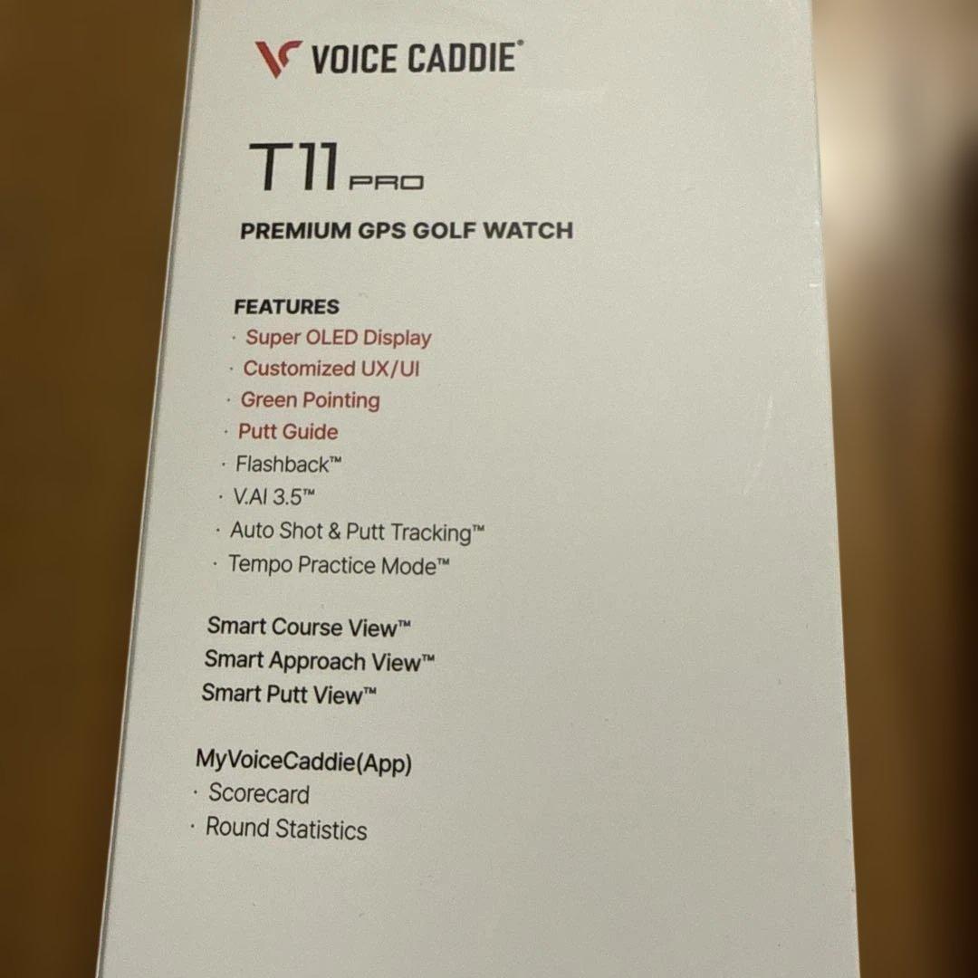 ボイスキャディ T11PRO GPSゴルフナビ 腕時計型