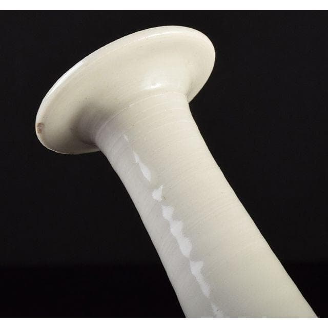 朝鮮美術　李朝　高麗白磁　染付　花文　長頸瓶