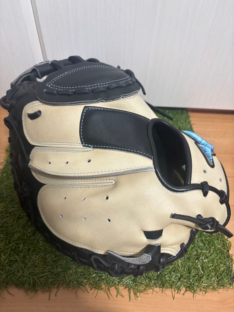 日本製　波賀ジャパン　阿部モデル　ミズノプロ ダイバーシティブルー　捕手