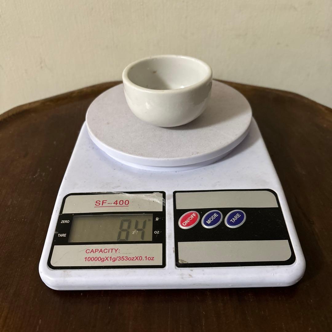 李朝　日帝時代　白磁ぐい呑み　筒盃　骨董　アンティーク　秦秀雄　白洲正子