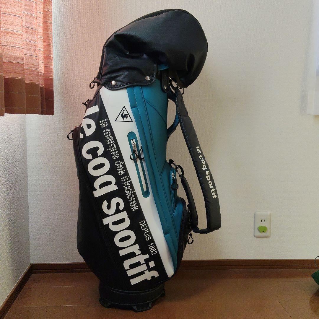 le coq sportif キャディバッグ 1982 青黒