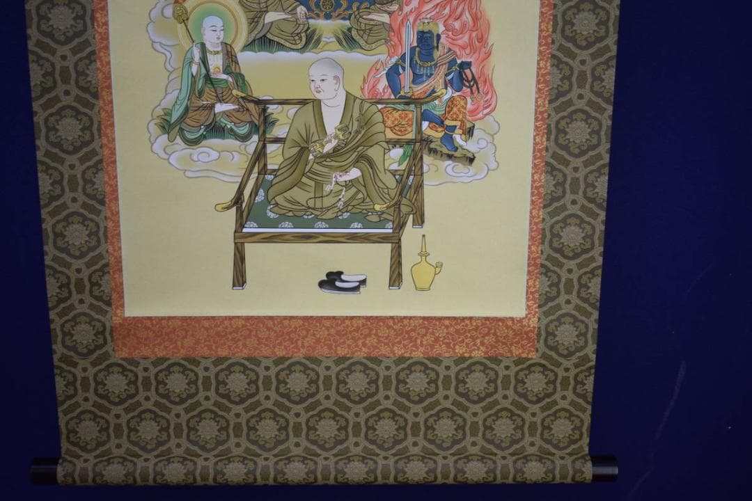 複製/光規/弘法大師十三佛像図/工芸/布袋屋掛軸HJ-351