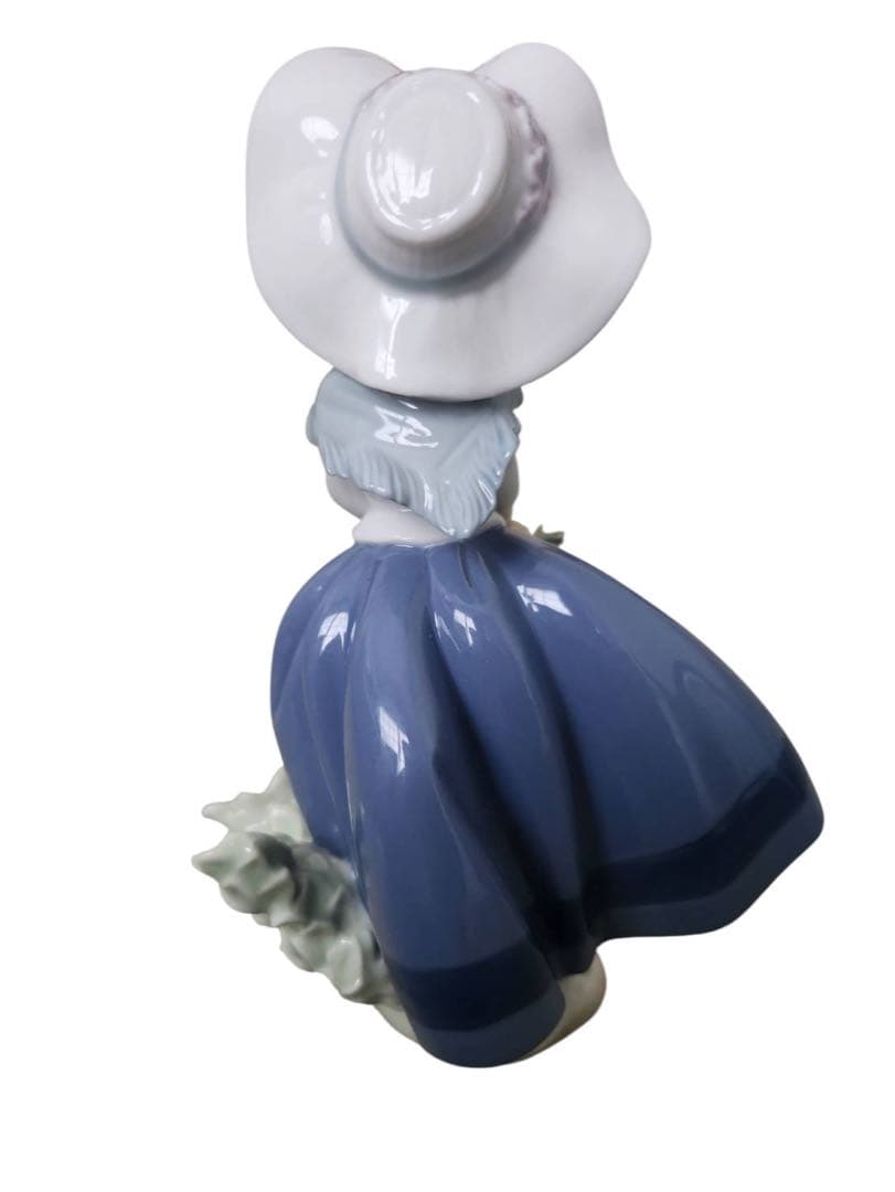 LLADRO リヤドロ フィギュリン 少女 花かご 1983年 スペイン製