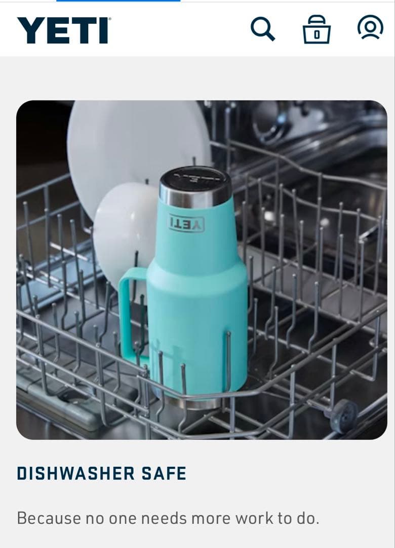 YETI Rambler 42 oz (1.2 L) ストローマグネイビー