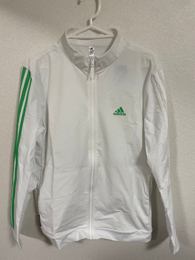 adidas ホワイトジャケット Lサイズ ゴルフウェア