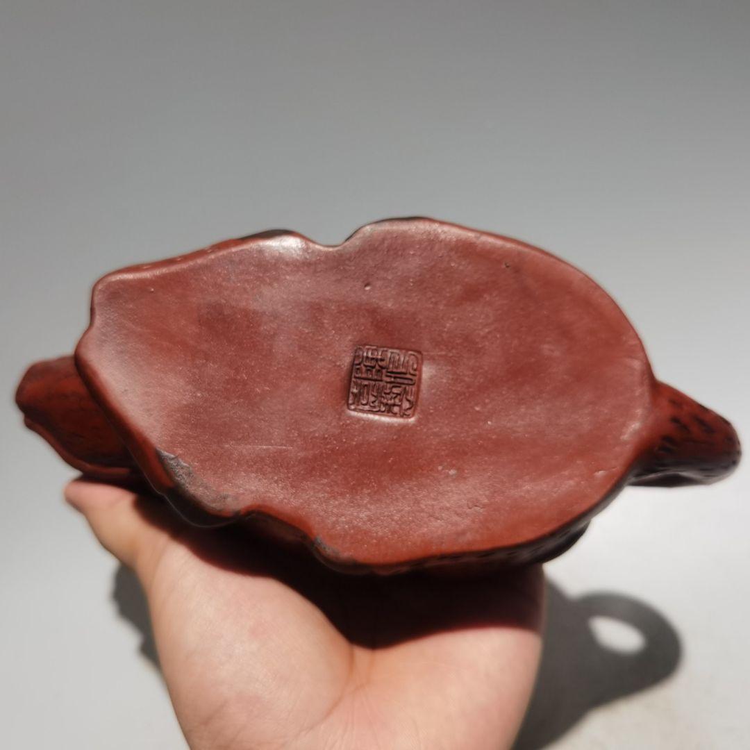 新品『中国茶器・招財進宝壺・こげ茶色』中国茶文化・茶道