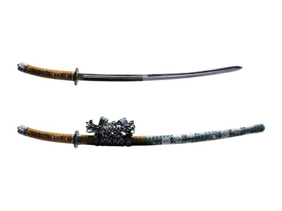 模造刀/鑑賞用　錦包糸巻太刀拵 小烏丸