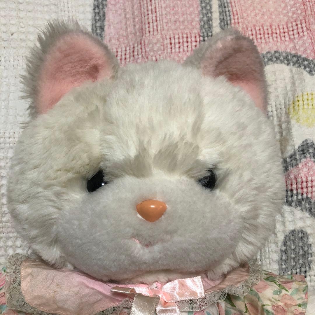 当時の物　昭和レトロ　ヴィンテージ 吉徳　クリーミー　ぬいぐるみ　中古品　①
