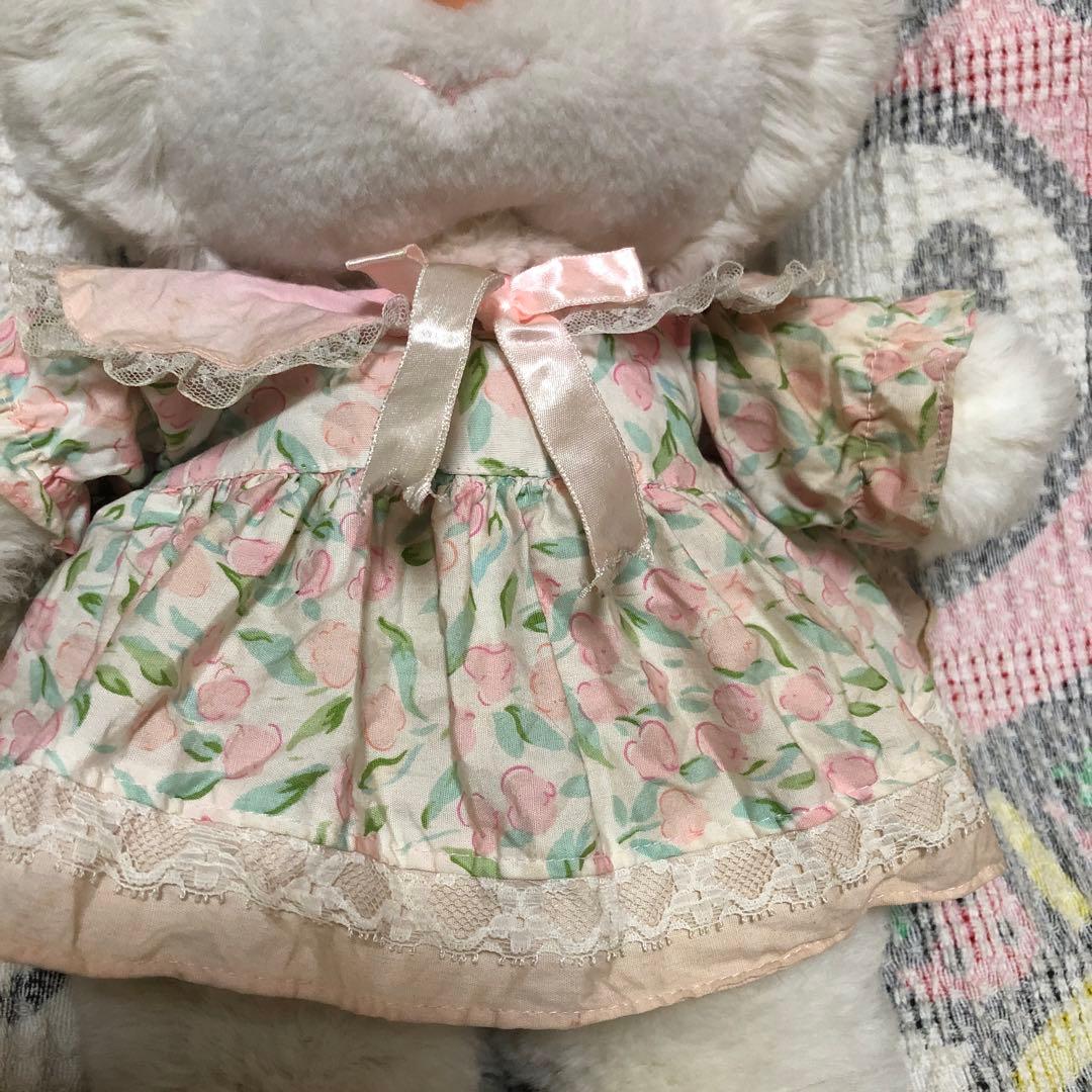 当時の物　昭和レトロ　ヴィンテージ 吉徳　クリーミー　ぬいぐるみ　中古品　①