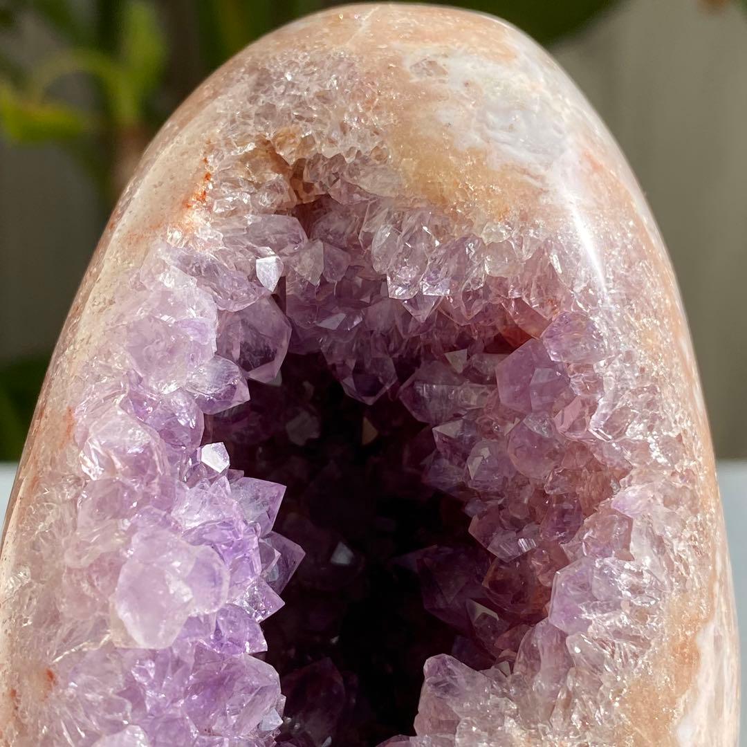 【 天然石 ピンクアメジスト アメジスト 原石 ドゥルージー ドーム B 】