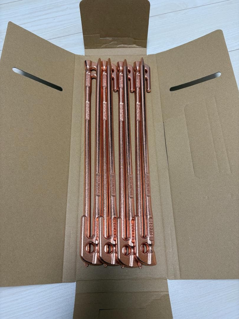 ペイパパ　村の鍛冶屋 鍛造ペグ エリッゼステーク 38cm/8本セット