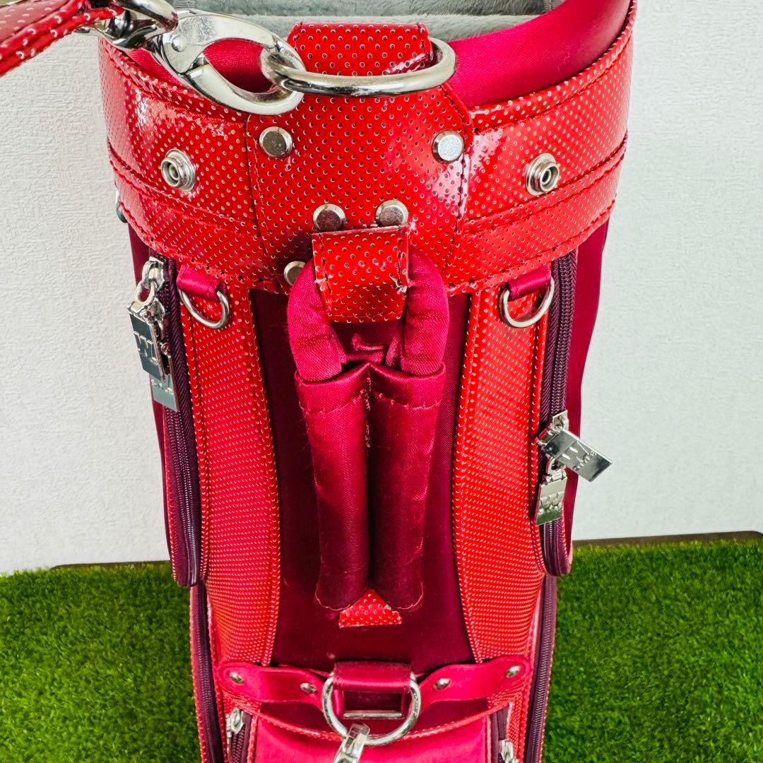 【人気カラー】winwin style キャディバッグ 赤