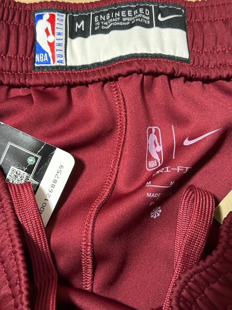 キャバリアーズNBA25シーズン選手支給品ワームアップブレイクパンツMサイズ