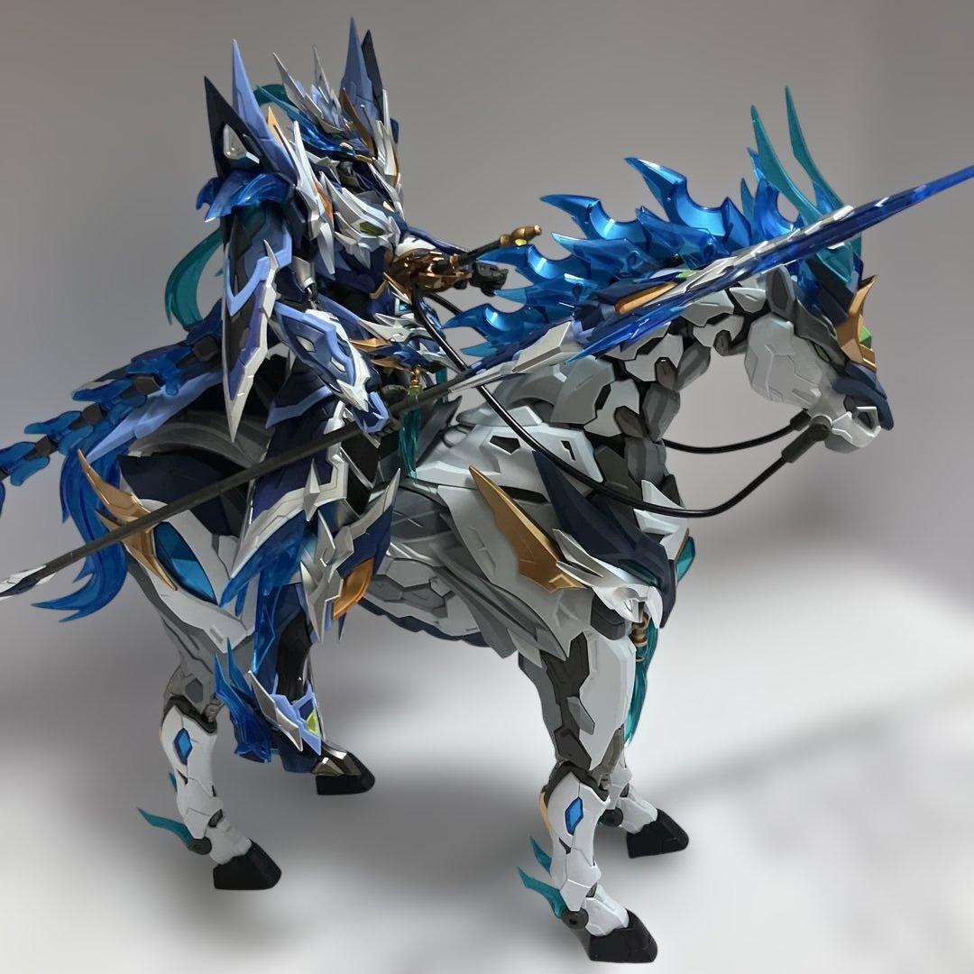 『星甲魂将伝』MNP XH05 天佑星 龍胆虎将 趙雲 玉蘭白龍駒⭐︎完成品