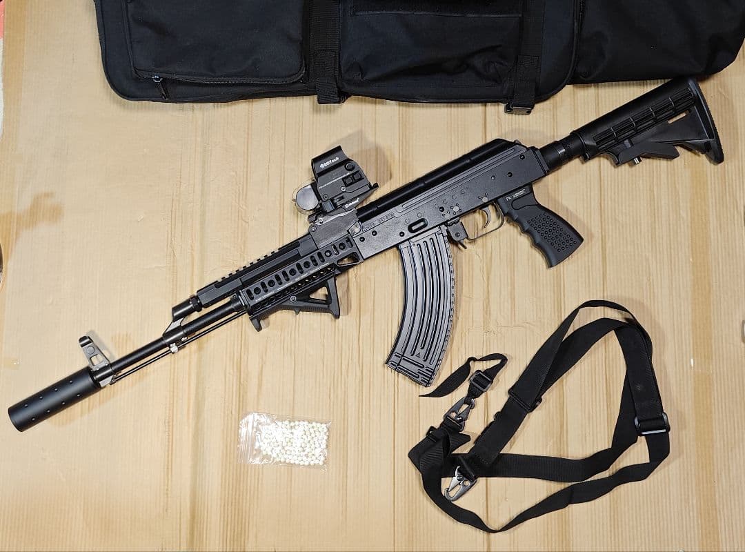 カイリーラブ　東京マルイAKM 外装カスタム　付属多数