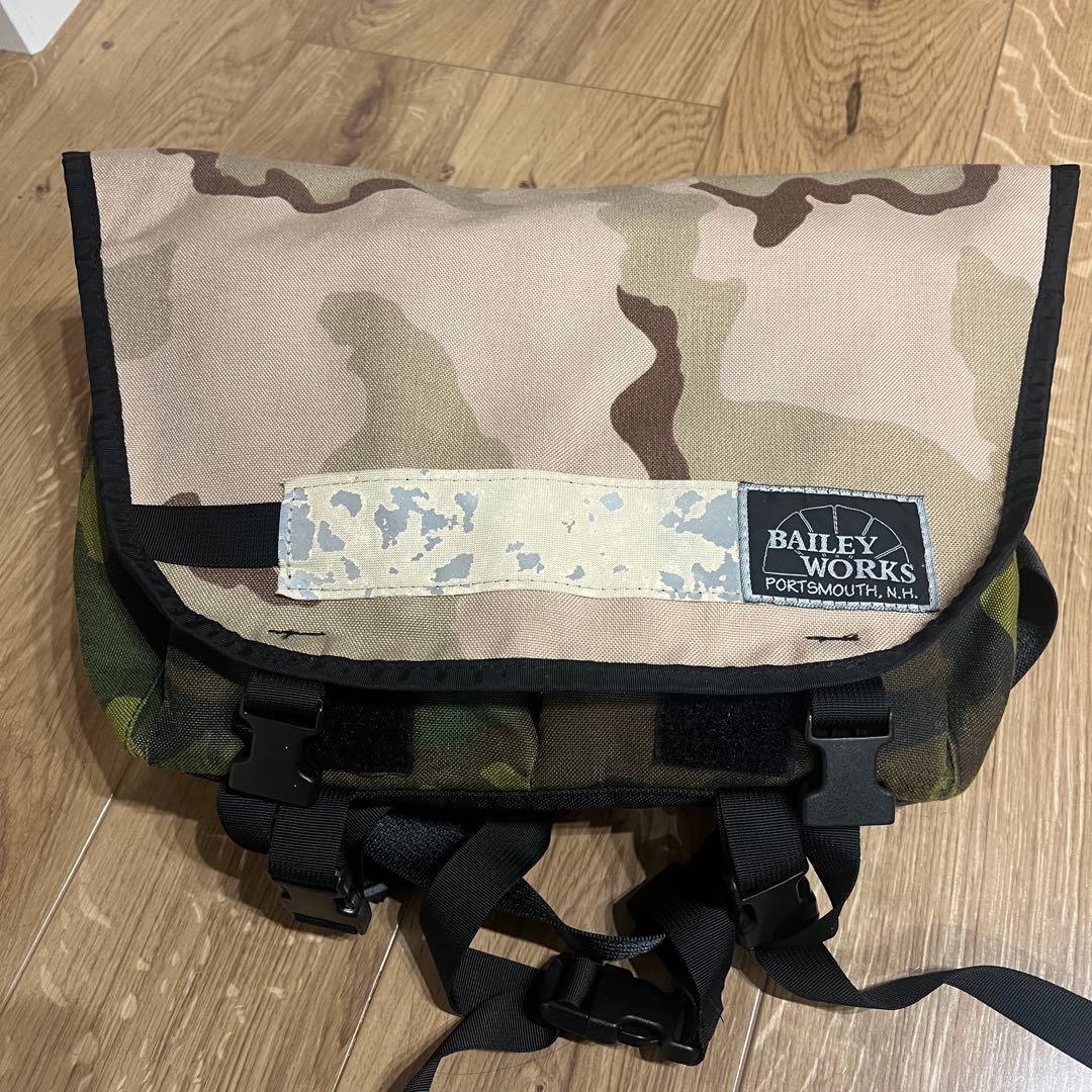 ベイリーワークス super pro メッセンジャーバッグ　XS カモフラ柄