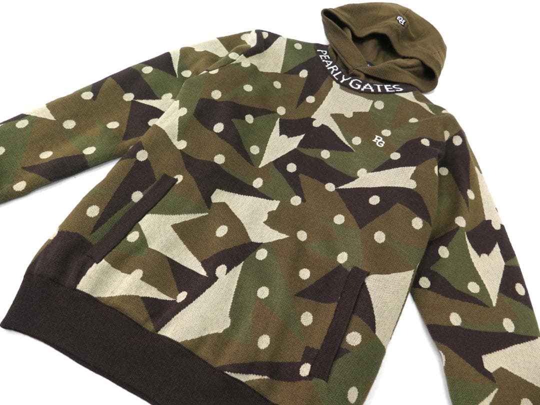 【専用】パーリーゲイツ●インナーニット付き　カシミヤタッチ　ニットプルオーバーM