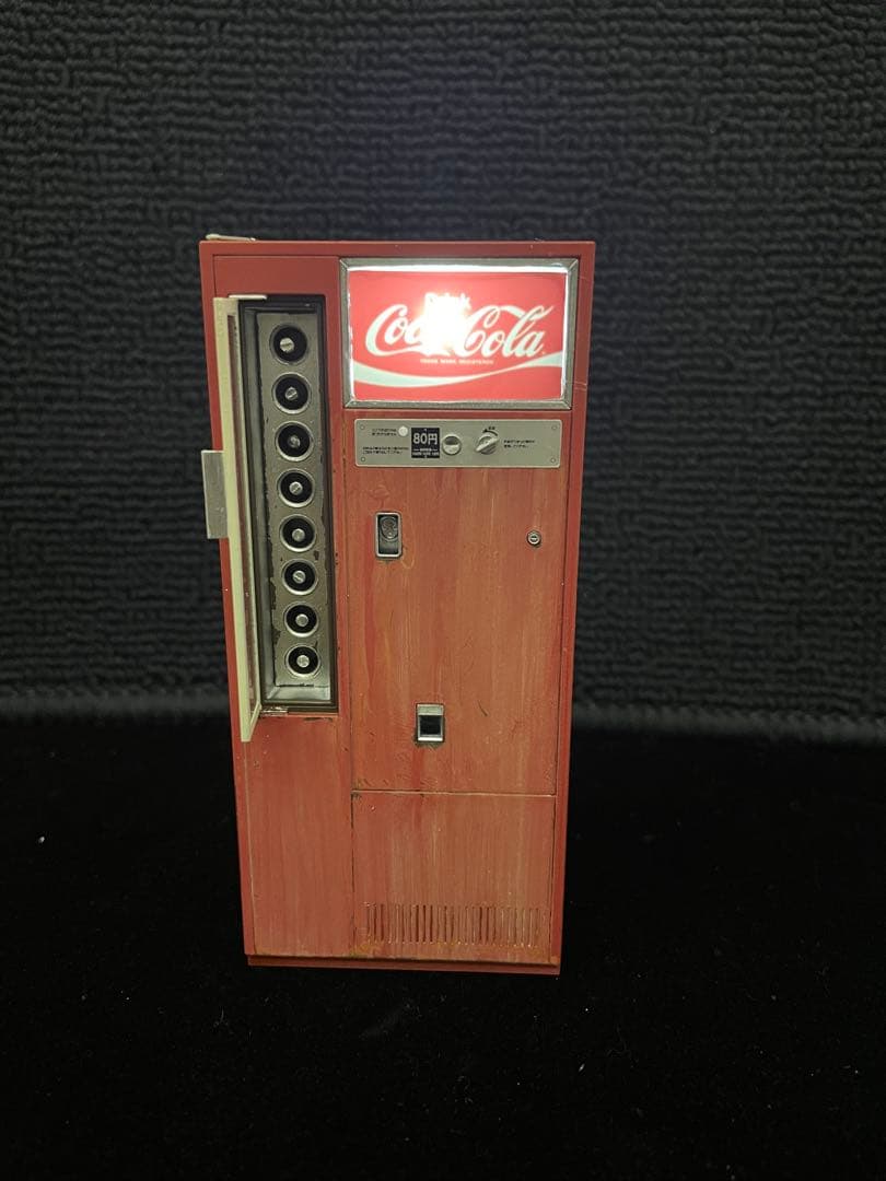 1/12スケール 瓶ジュース 　コーラ　レトロ自販機 　完成品