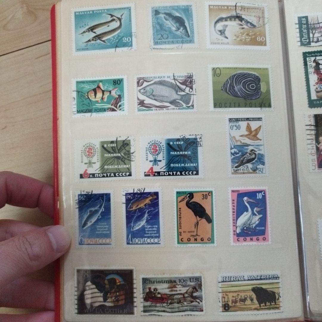 【当時物】現品限り　昭和レトロ　使用済切手　レア　希少　海外　200枚セット