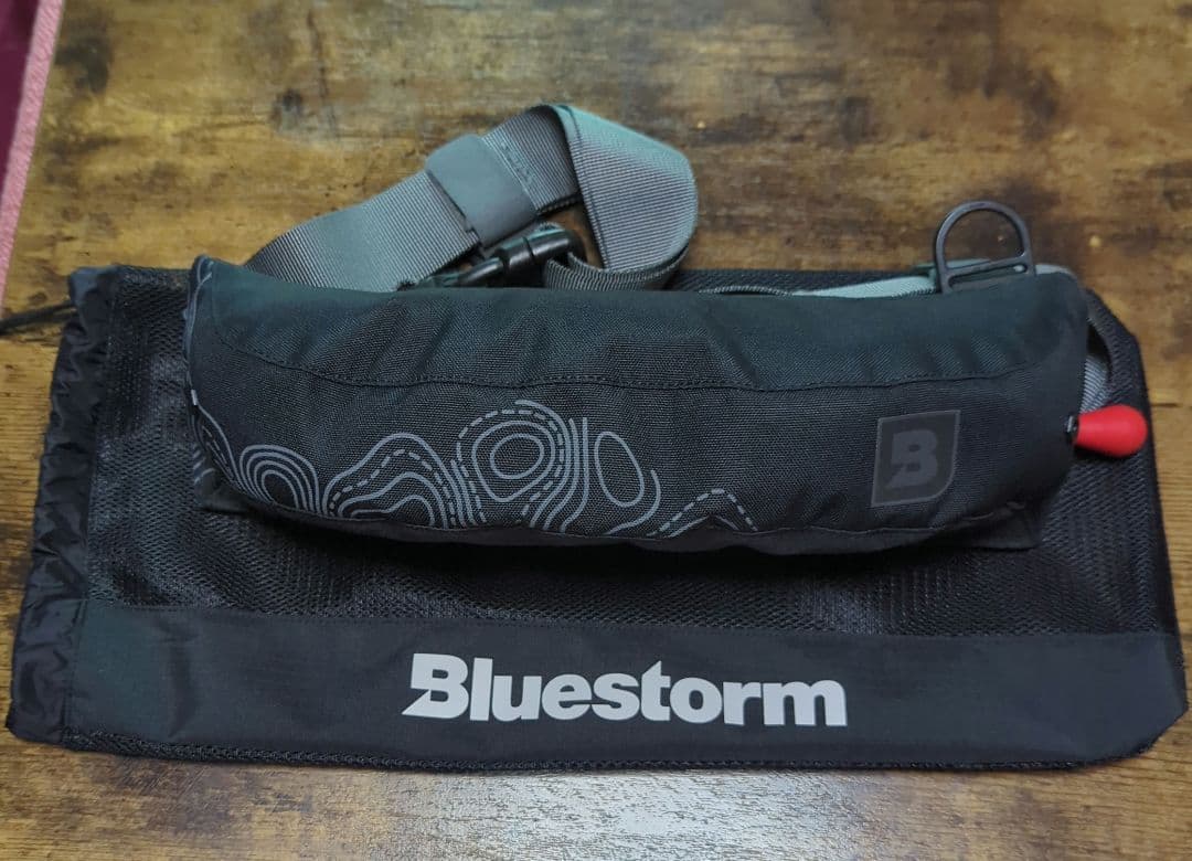 ブルーストーム　ライフジャケット　RE モーゲット　ウエスト　ラバー ブラック