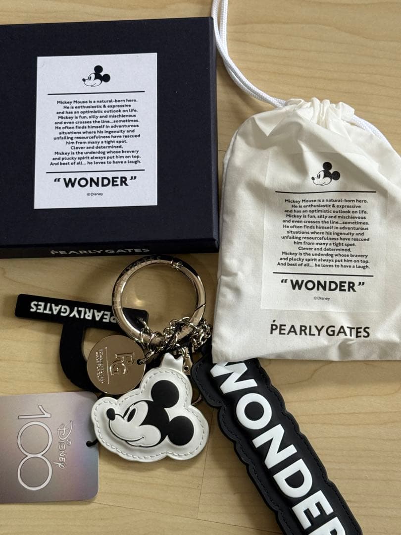 パーリーゲイツ　ミッっキーウス　キーリング　アクセサリー14,300円未使用品