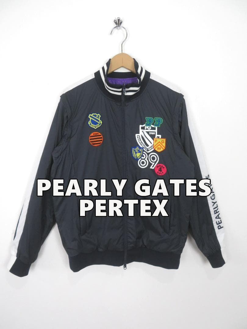 パーリーゲイツ パーテックス 中綿入り リバーシブル ジャケット 5 ベストにも