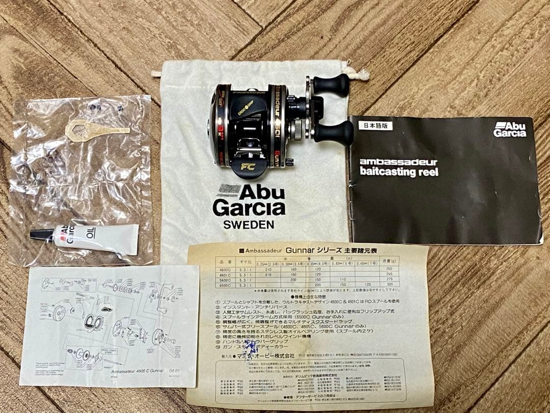 【未使用】Abu Garcia Ambassadeur ベイトリール　4600Ｃ