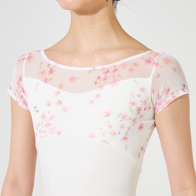 チャコット　永久メイ　コラボ　キャップスリーブレオタード