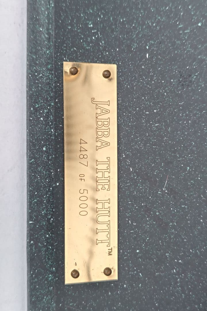 スターウォーズ　マイクエドモンズ氏　サイン入りジャバザハット　イリューシブ製