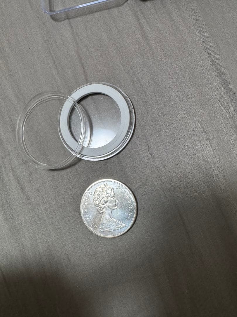 カナダ　１ドル銀貨　1965年　0.6オンス