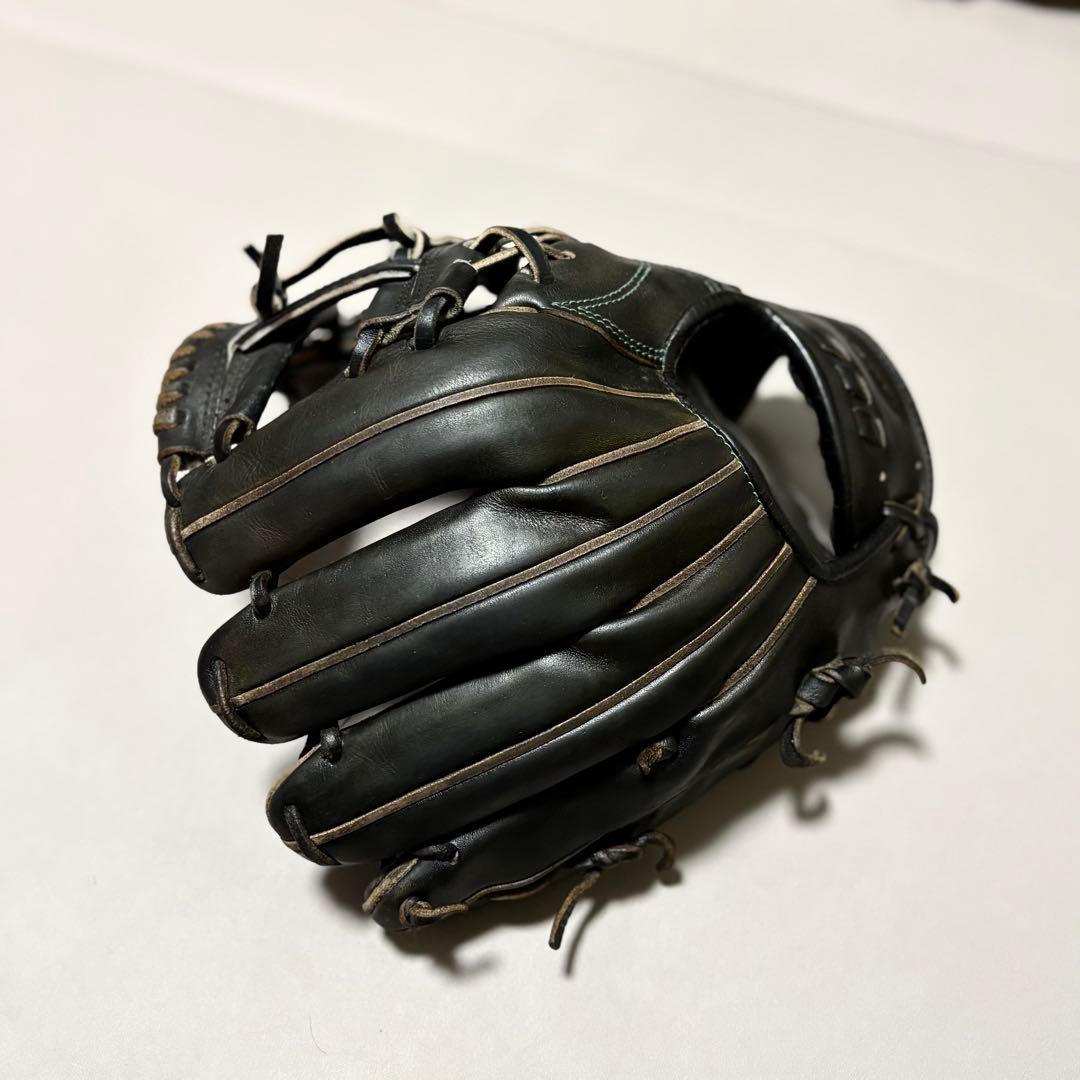 【貴重】硬式 ミズノプロ ダイバーシティブルー 内野用 グローブ グラブ 大人用