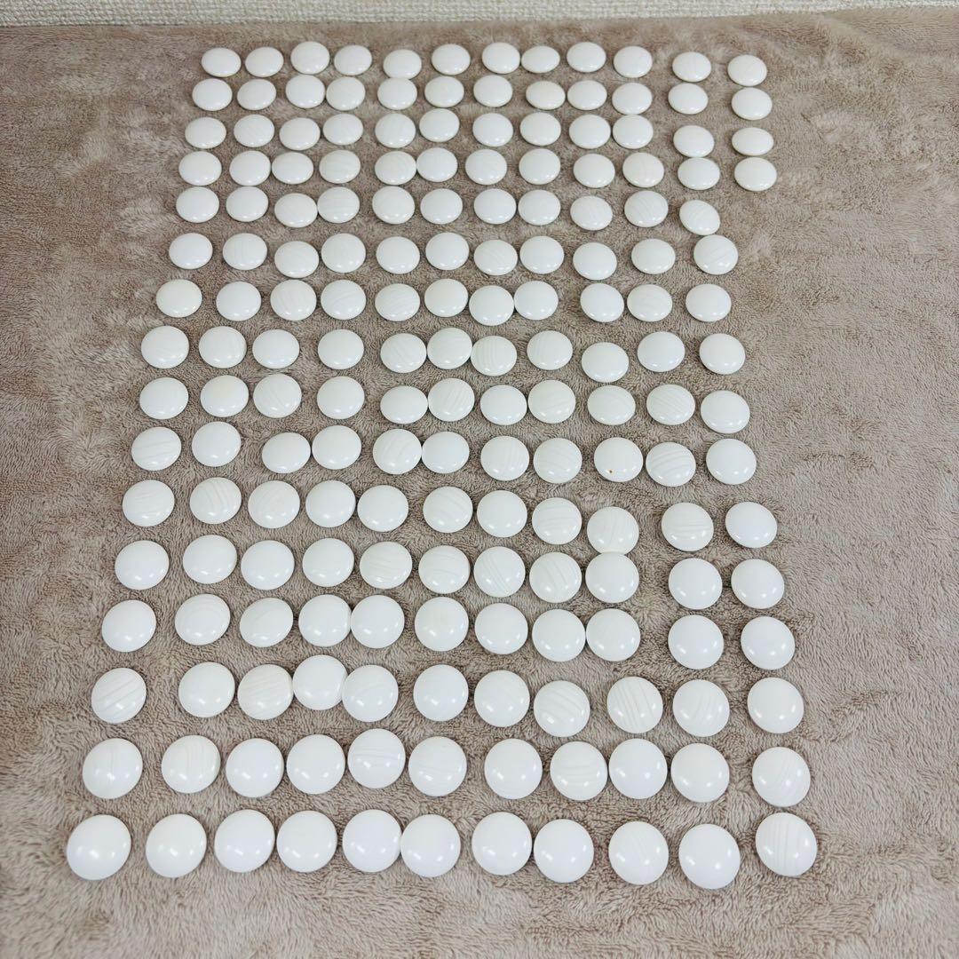 碁石　囲碁 碁笥 蛤碁石 那智黒 34号　桜特大　白180 黒181