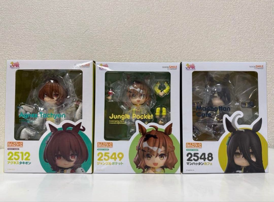 ねんどろいど ウマ娘 アグネスタキオン ジャングルポケット マンハッタンカフェ