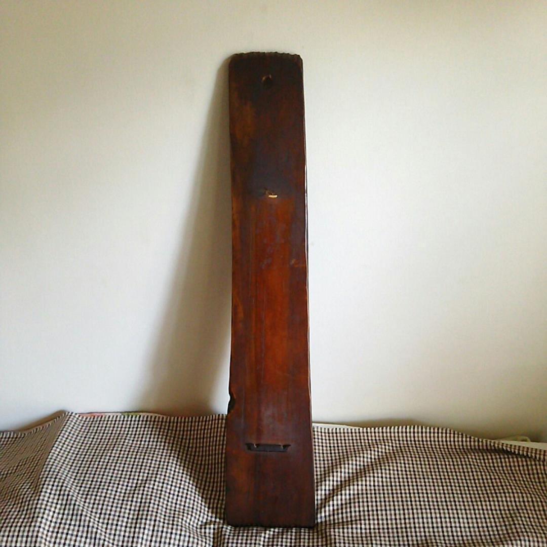 縞黒檀 掛け物 花飾り 神棚 年代物 木材 インドネシア 希少品